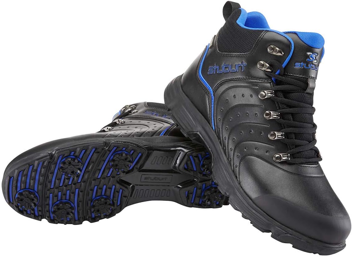 Stuburt Mens Evolve Ii Winter All Weather Waterproof Spiked Golf Boots, Black, 6 UK