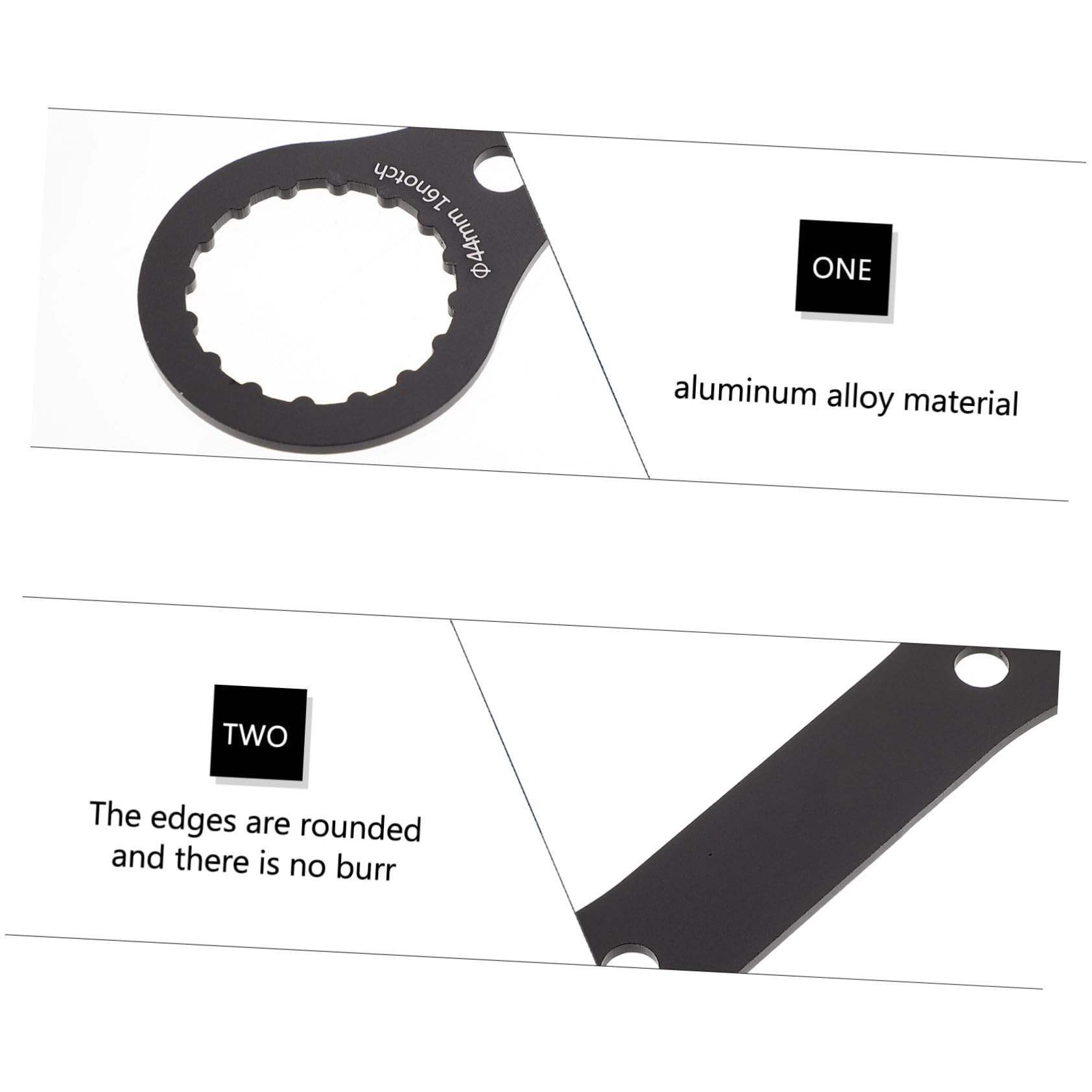 Yardwe 6-teiliger Schraubenschlüssel Typ Reparaturwerkzeug Fahrrad-tretlager Einfach Zu Bedienen Kompakte Größe Robustes Material