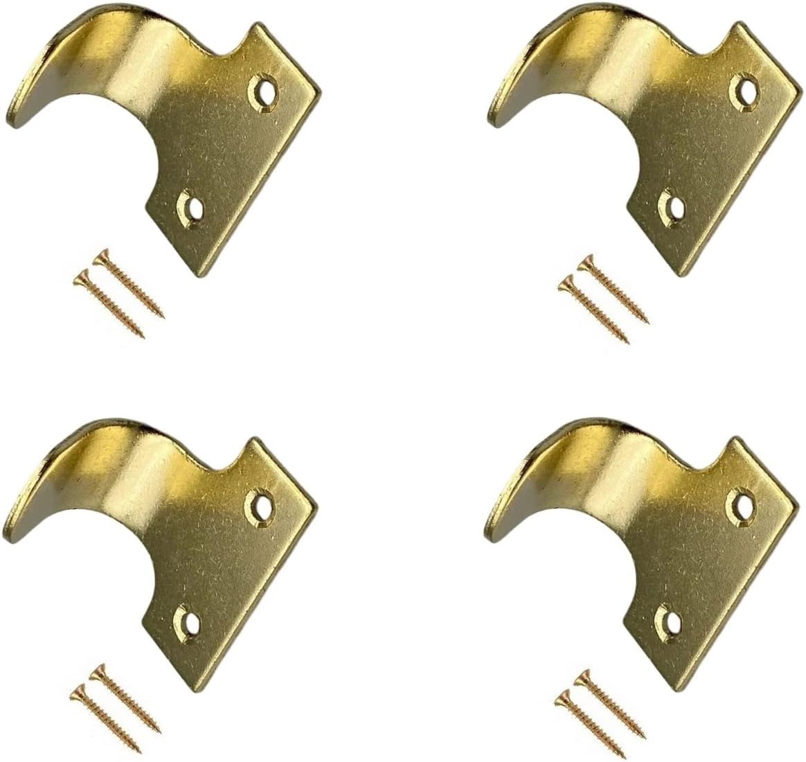 TERF® Traditional Victorian EB Brass Sash Lift Heavy Duty Sash Window Lift Pull Sliding Handle Including Fixing Screw - Pack of 4