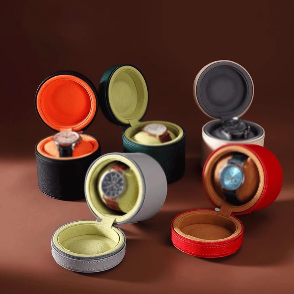 Guarda la Scatola di Visualizzazione Scatola Porta Orologi Portatile Singola, Scatola Porta Orologi da Viaggio(5)