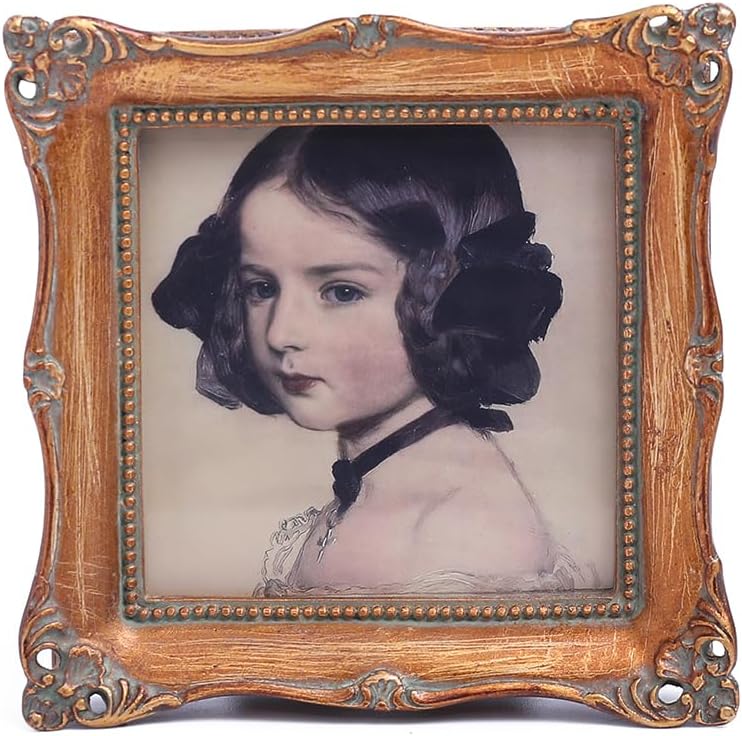 SIKOO Picture Frames 3x3 Square Vintage Frame Antique