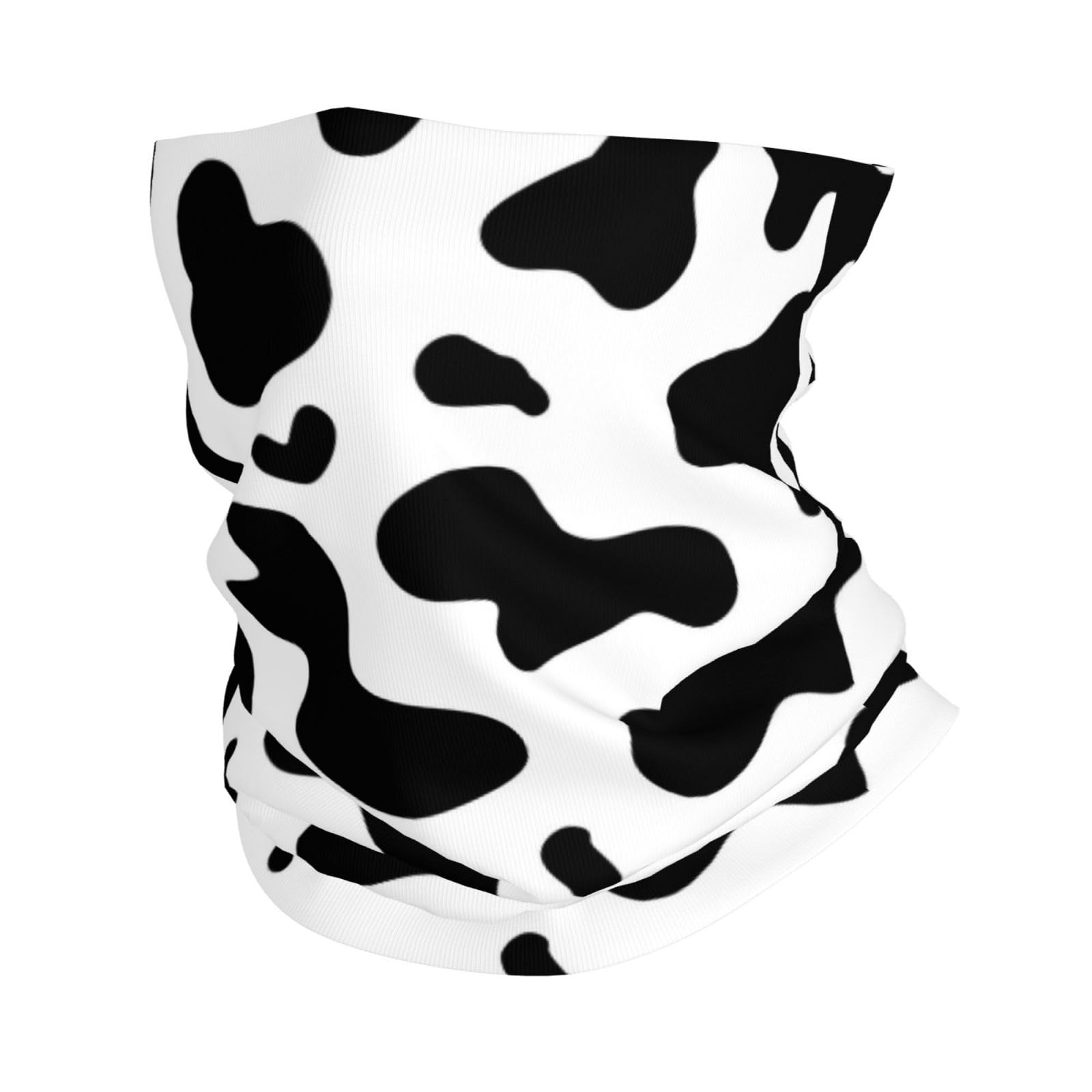Lfeartesa Unisex As Picture Cow Spots Cow Print,Bandana Neck Gaiters Multifunctional Headwear Scarf Face Shield Headband Neck Warmer Tube