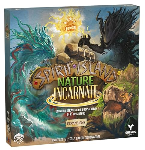 Spirit Island Nature Incarnate Cooperative Board Game for Adults and Teenagers Ages 14 and Above, 1-6 Players, 90 Minutes, Italian Edition (Expansion)