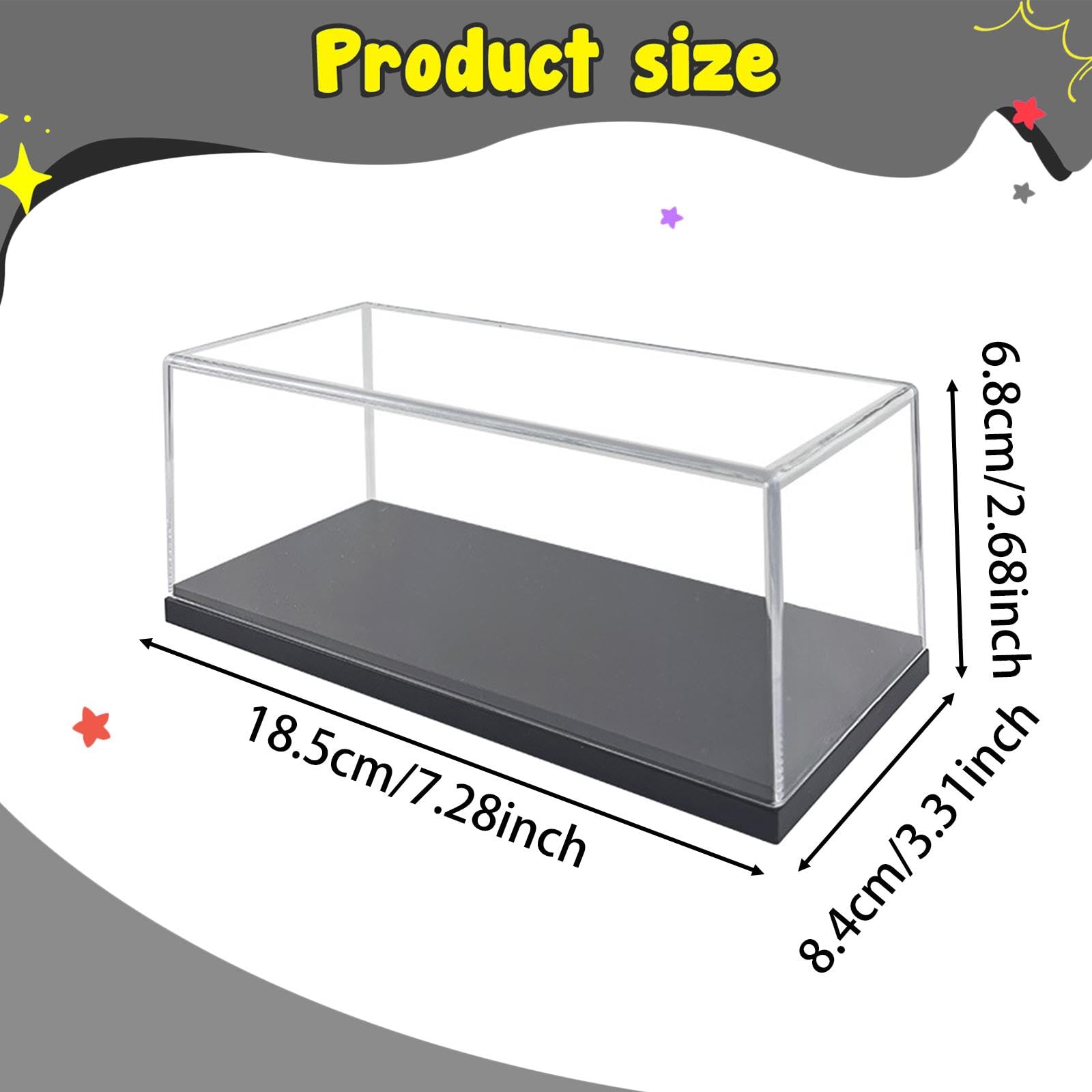 チャレンジ　ディスプレイケース Amazon.co.jp: Zxpjkyu モデルカーディスプレイケース収納ボックス1:24