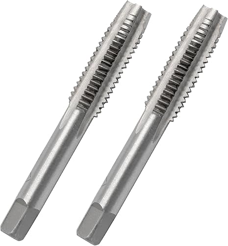 Miniatura 10 de 2 piezas M18x1.5 Tap, M18 rosca métrica M18 herramienta de roscado a mano derecha, roscas HSS (M18 x 1.5, Taper & Plug Tap)