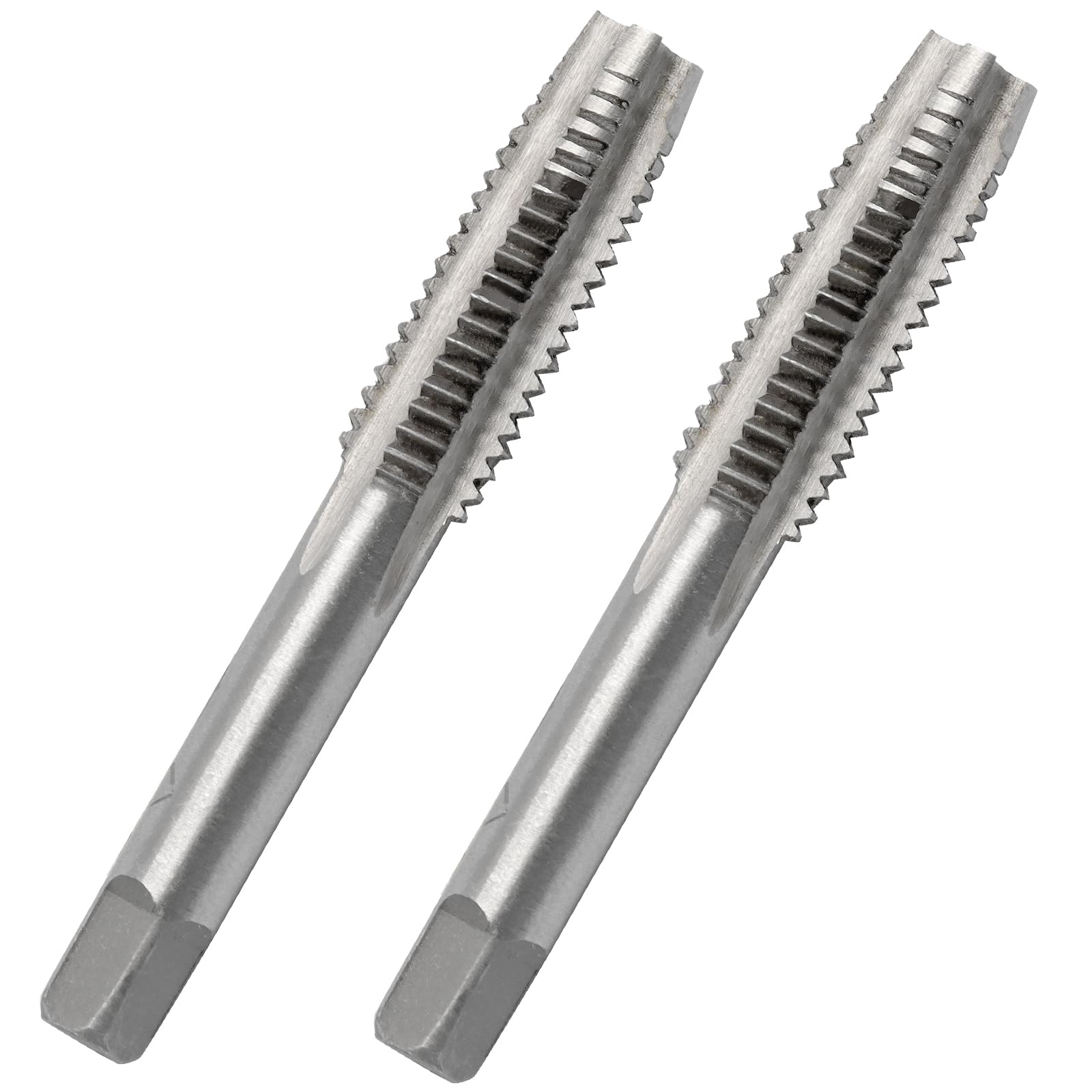 2 PCS M8x1.25 Metric Tap, HSS Thread Tool for Metal Cutting