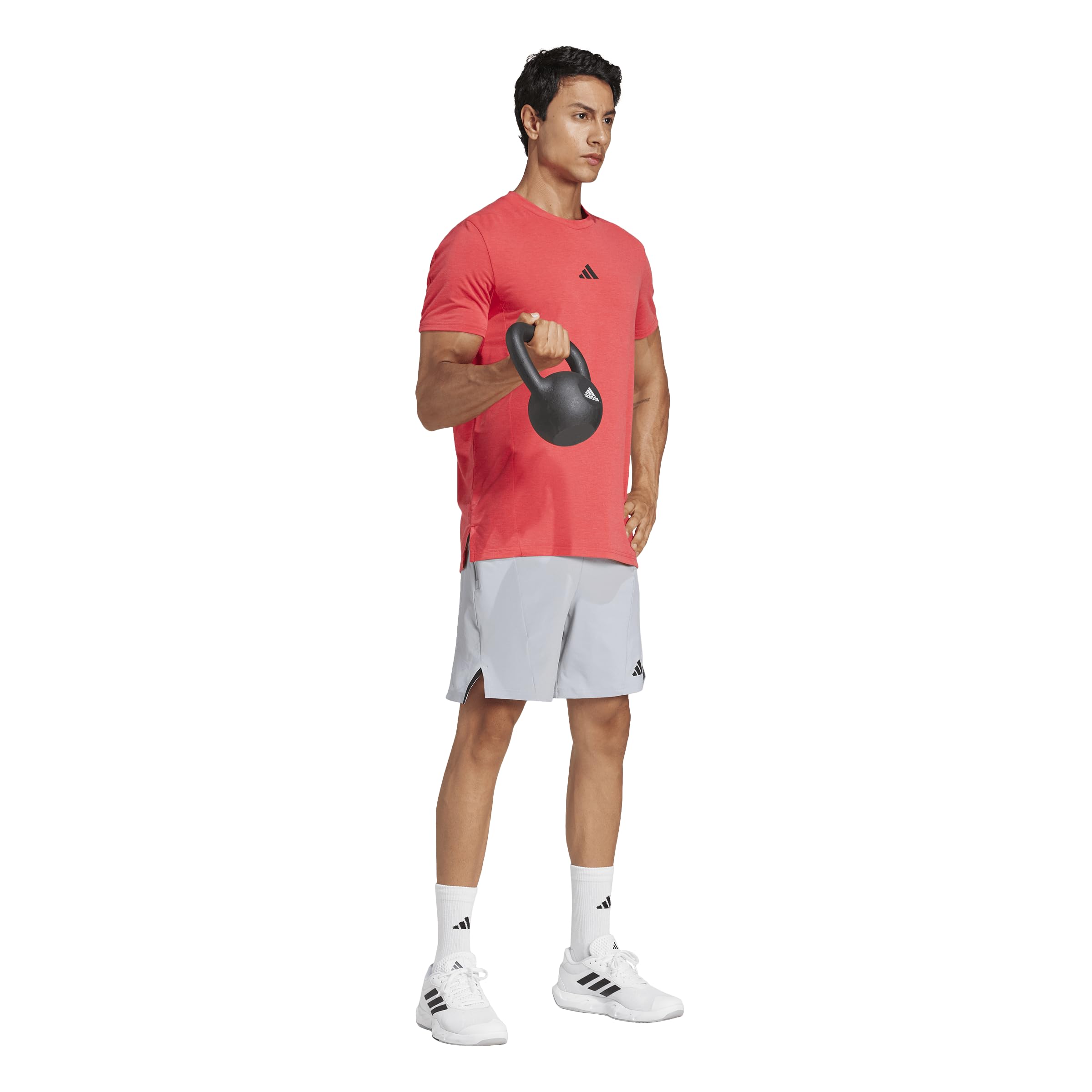 Adidas Herren Workout Logo Tee T-Shirt (1er Pack)