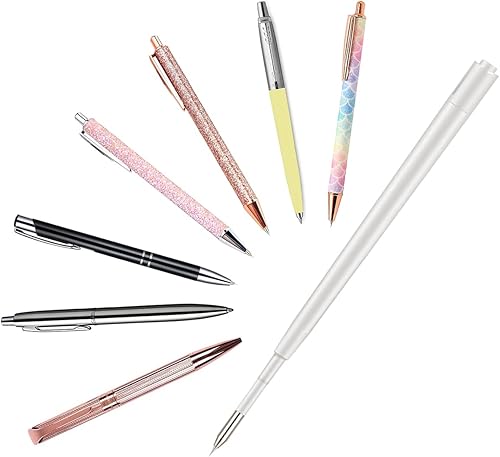 Miniatura 3 de Parker - Recambios de bolígrafo (paquete de 6), repuesto de aguja de precisión de 3.9 pulgadas para bolígrafo de vinilo, liberación de aire,