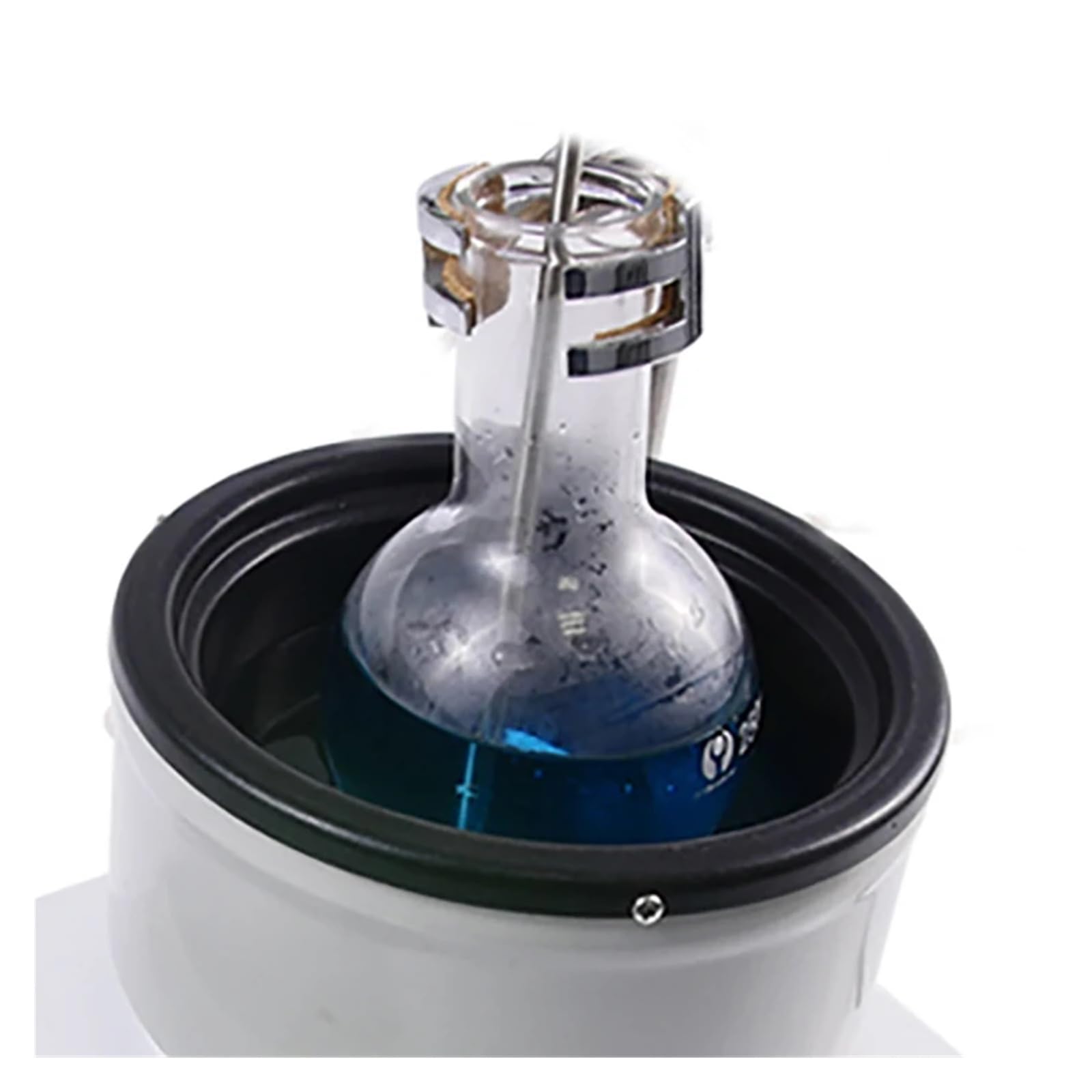 Baño María, Baño de agua/aceite de laboratorio de 1800 rpm, 2000 ml, recipiente calefactor termostático de 2 l con agitador magnético
