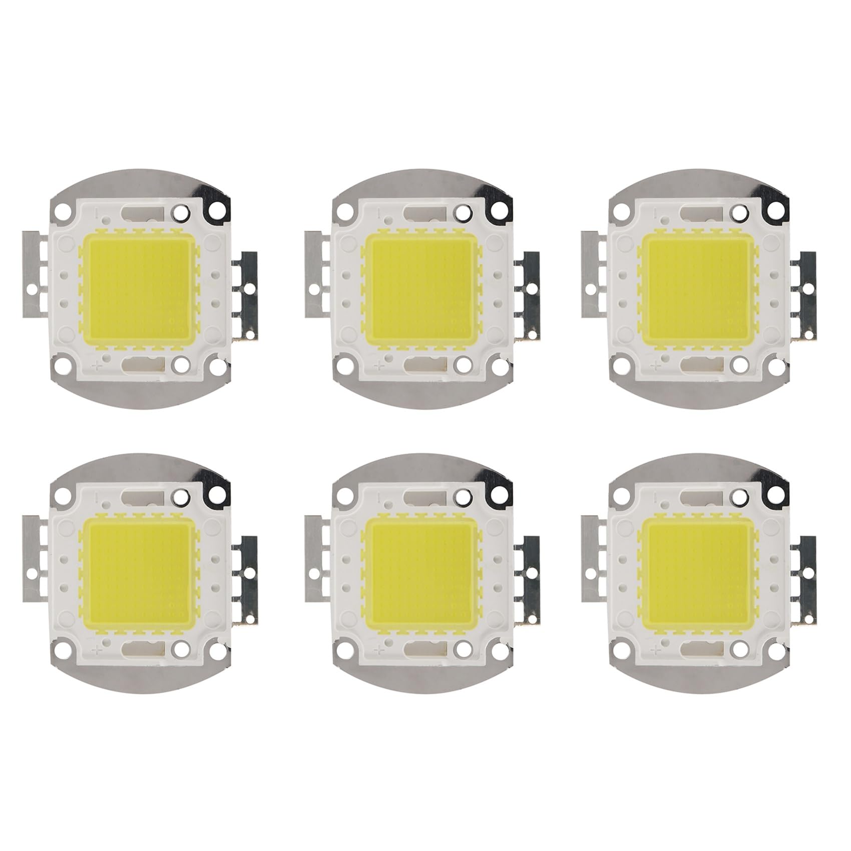 Hndhbfgrt 6X DC 32-34V 100W 7500 6500K High Power the LED Power Indicator Light Chip - White