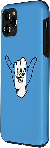 Miniatura 2 de Funda para iPhone 11 Pro Max Guatemala, Shaka Hand Guatemala Flag Chapina, Funny Pride Men Case