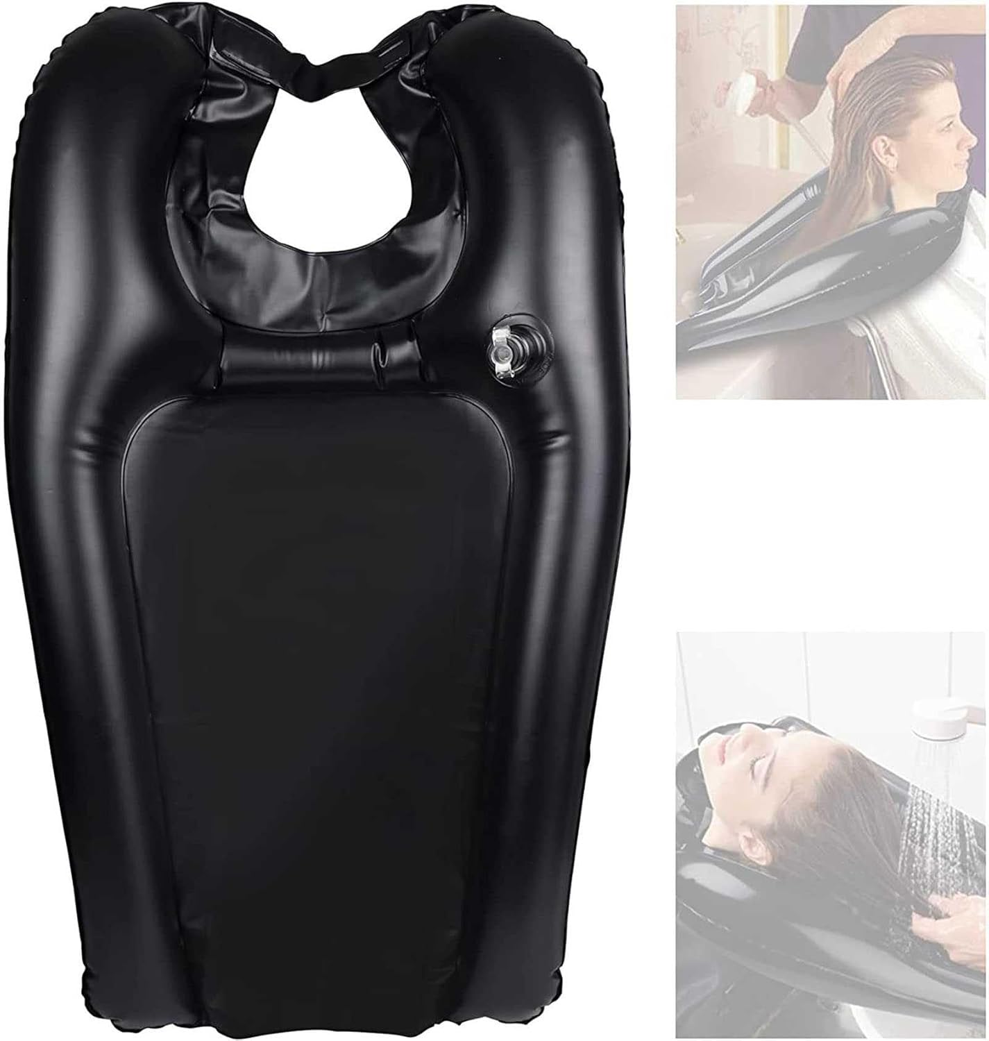 Shampoo Tray Inflatable Portable PVC Home Hair Care Beauty Salon Hair Care Lightweight Basin