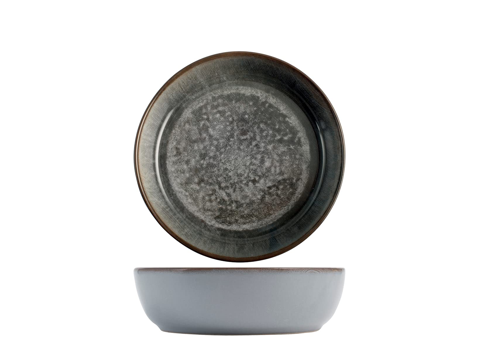 H&H 3241102 Soup Plate Velvet, Stoneware, 20 cm