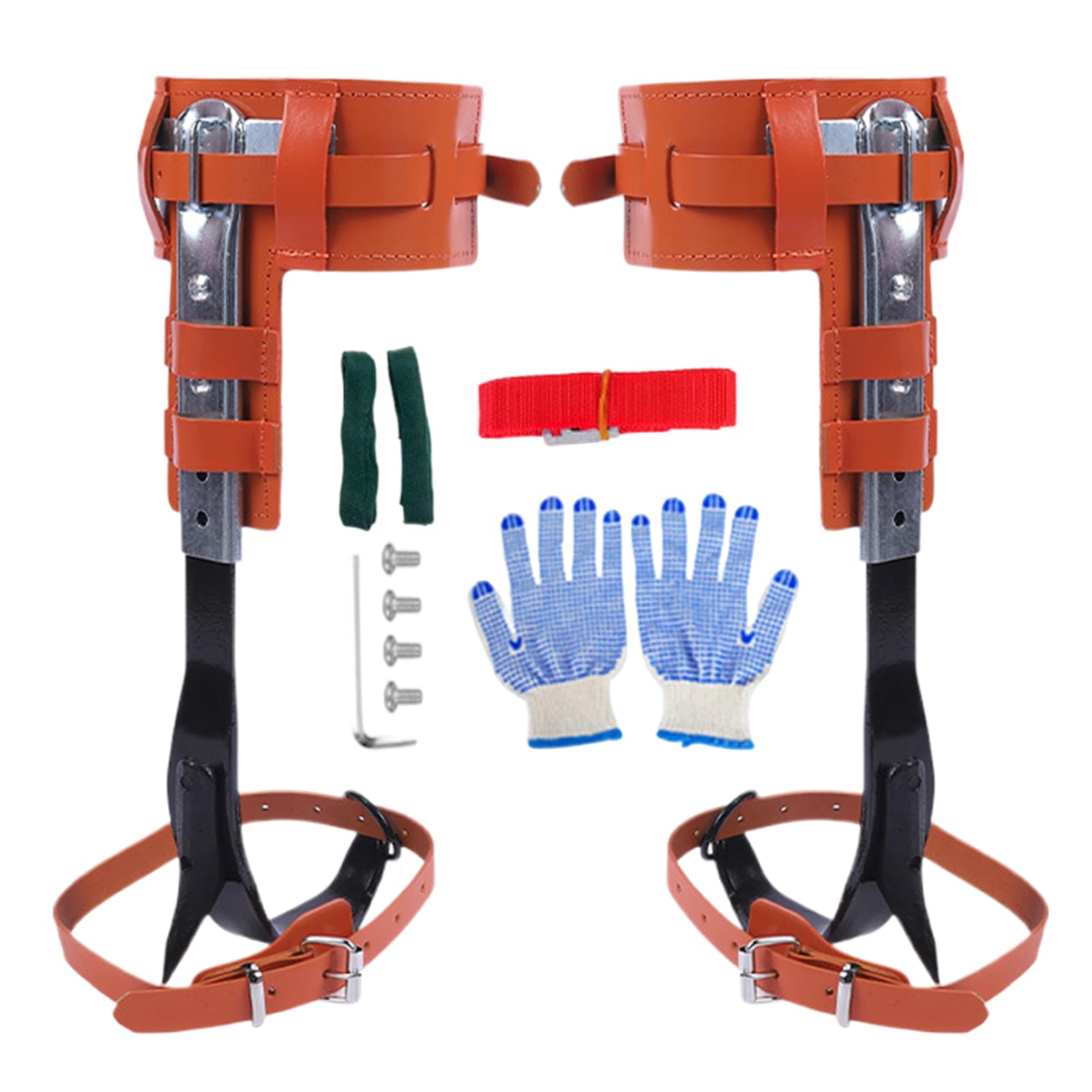 Crampons d'escalade ergonomiques, réglables en hauteur,