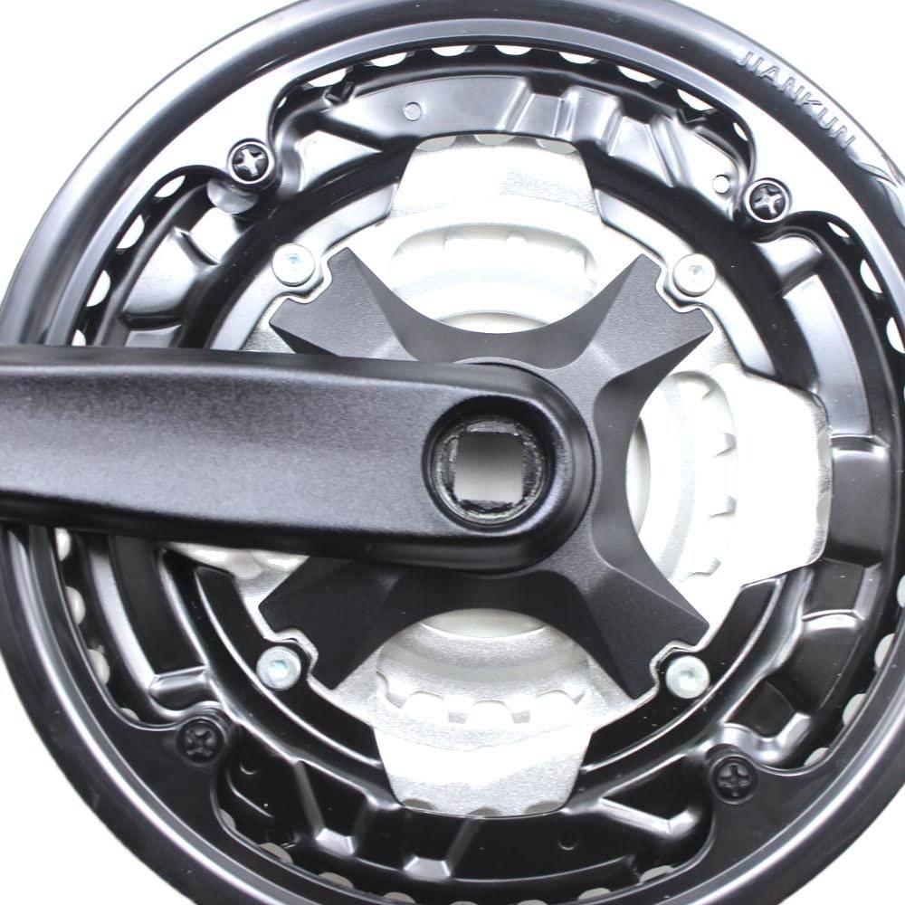 Guarnitura MTB 42-34-24T 7/8/9 velocità MTB. Variabile Bicycle Set di Biciclette 170mm in Lega Alluminio Purvello Quadrato Foro pignone