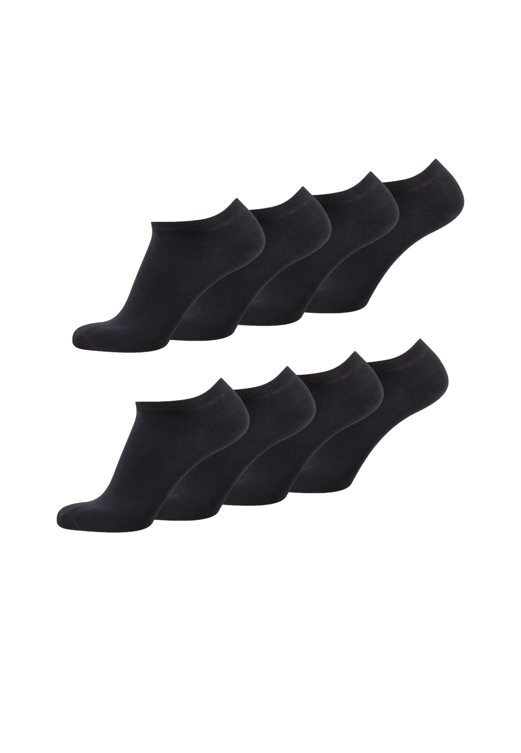 TOM TAILOR 12 Paar Sneaker Socken black schwarz Mehrpack unsichtbare Strümpfe Socks Füsslinge sparpack