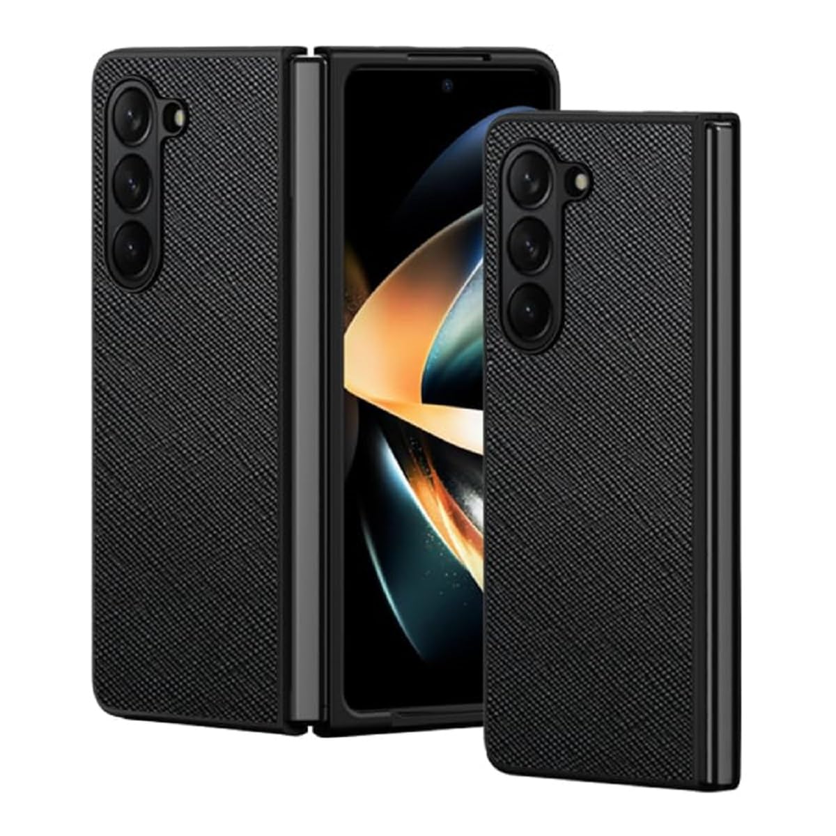 Midkart Leather Cover Compatible with Samsung Galaxy Z Fold 5 Cross Pattern Case with Front Frame Shockproof & Protective, Cross Black (B0CHYG17DF) Amazon Price History, Amazon Price Tracker