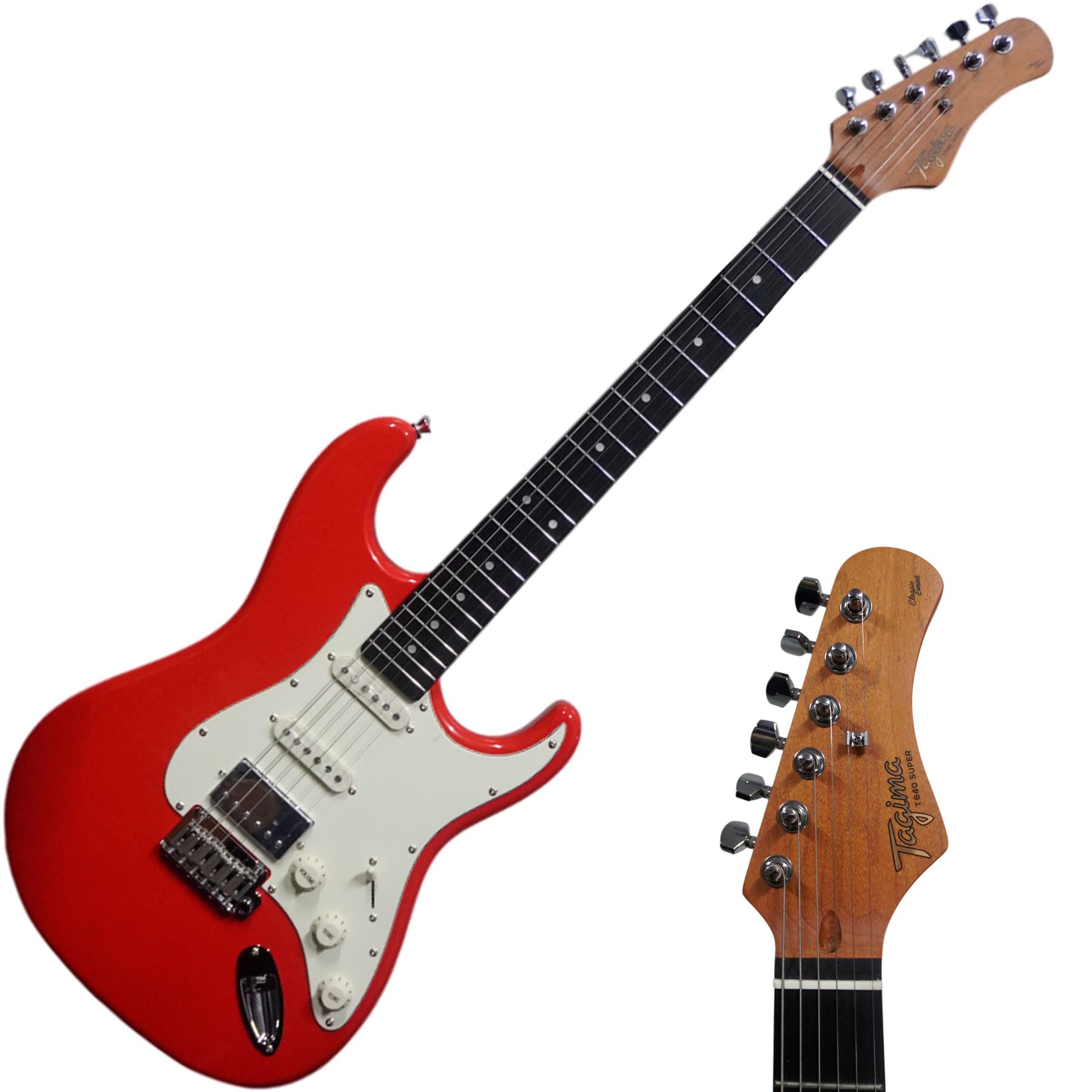 TAGIMA - Guitarra Tagima T-640 Super Fiesta Red Escala Escura