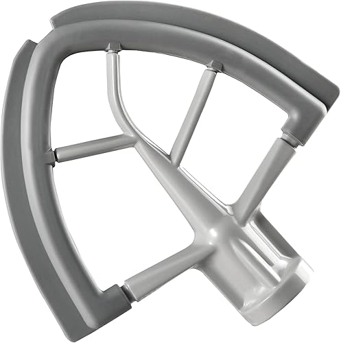 Miniatura 1 de Batidor de borde flexible para batidora KitchenAid con cabezal inclinable paleta batidora plana de 45 a 5 cuartos de galón con bordes de silicona