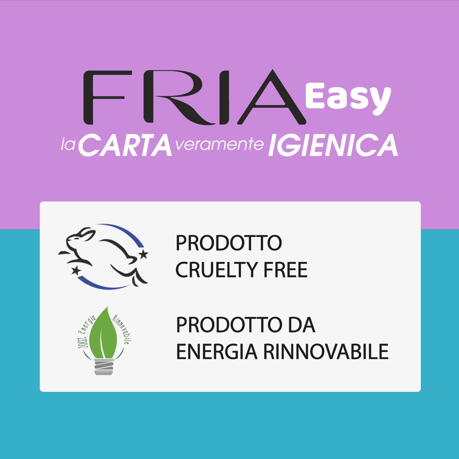 Fria Easy Carta Igienica Umidificata con Aloe Vera e Camomilla, Tessuto Gettabile nel WC, Dermatologicamente Testate, Confezione Tascabile da 12 Salviette