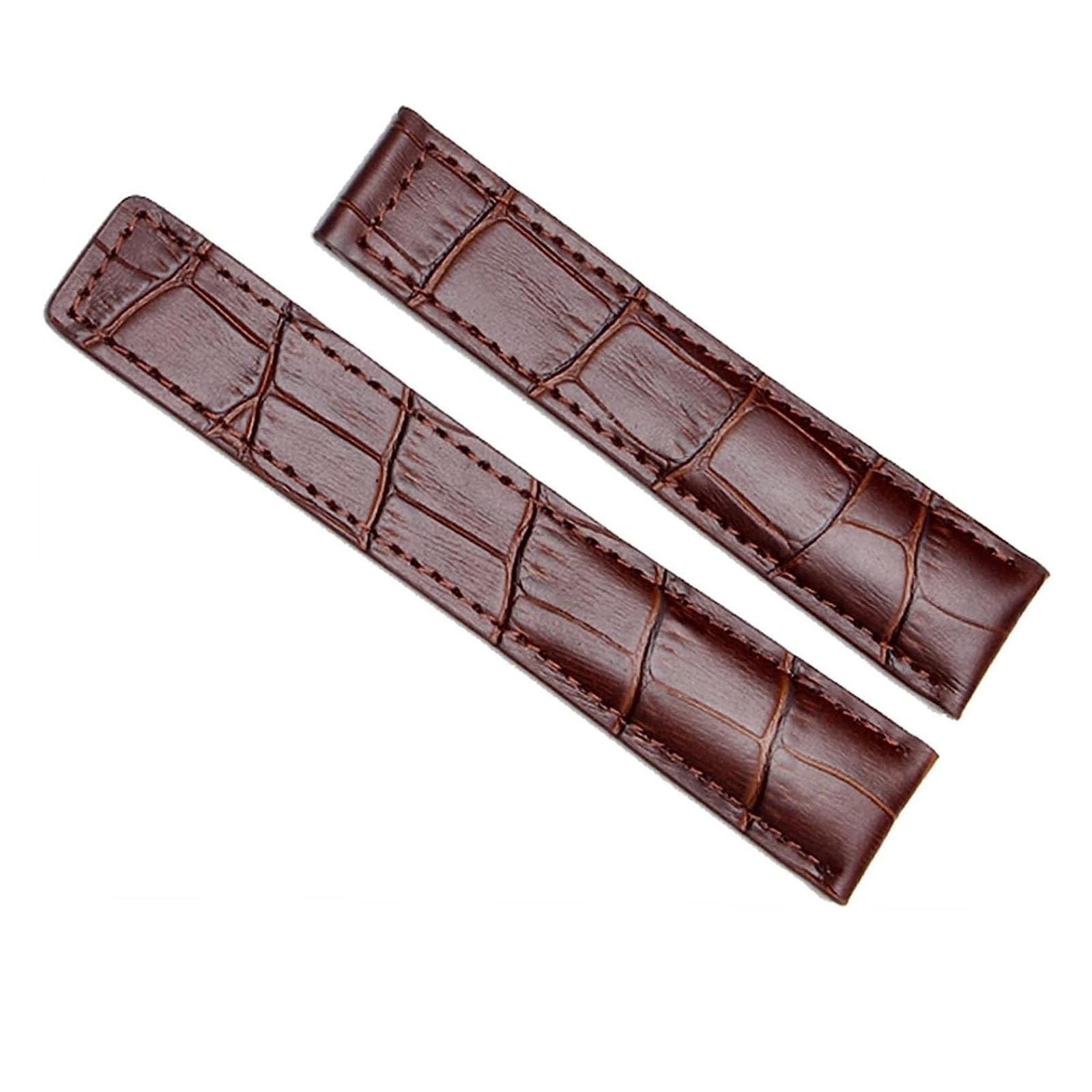 Echtes Leder -Uhr -Gurtarmband für Uhrbands Männer Armbanduhren Band 20mm 22 mm