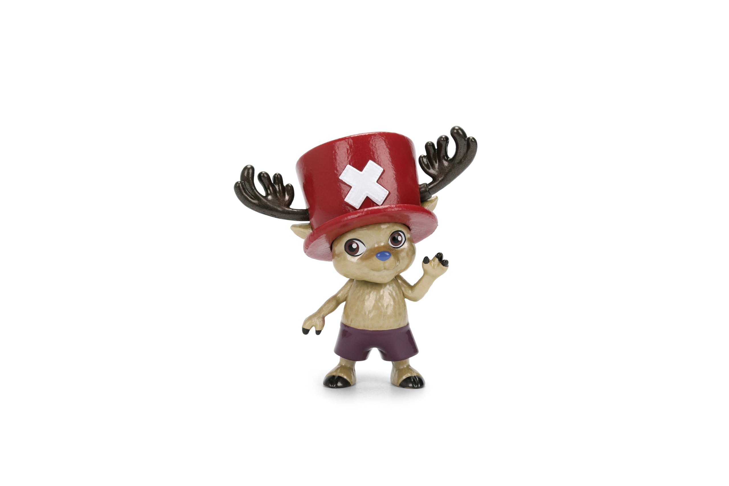 Jada Toys One Piece Netflix - Set di 4 statuine in metallo pressofuso serie 1, motivo: Rufy, Nami, Zoro e Chopper