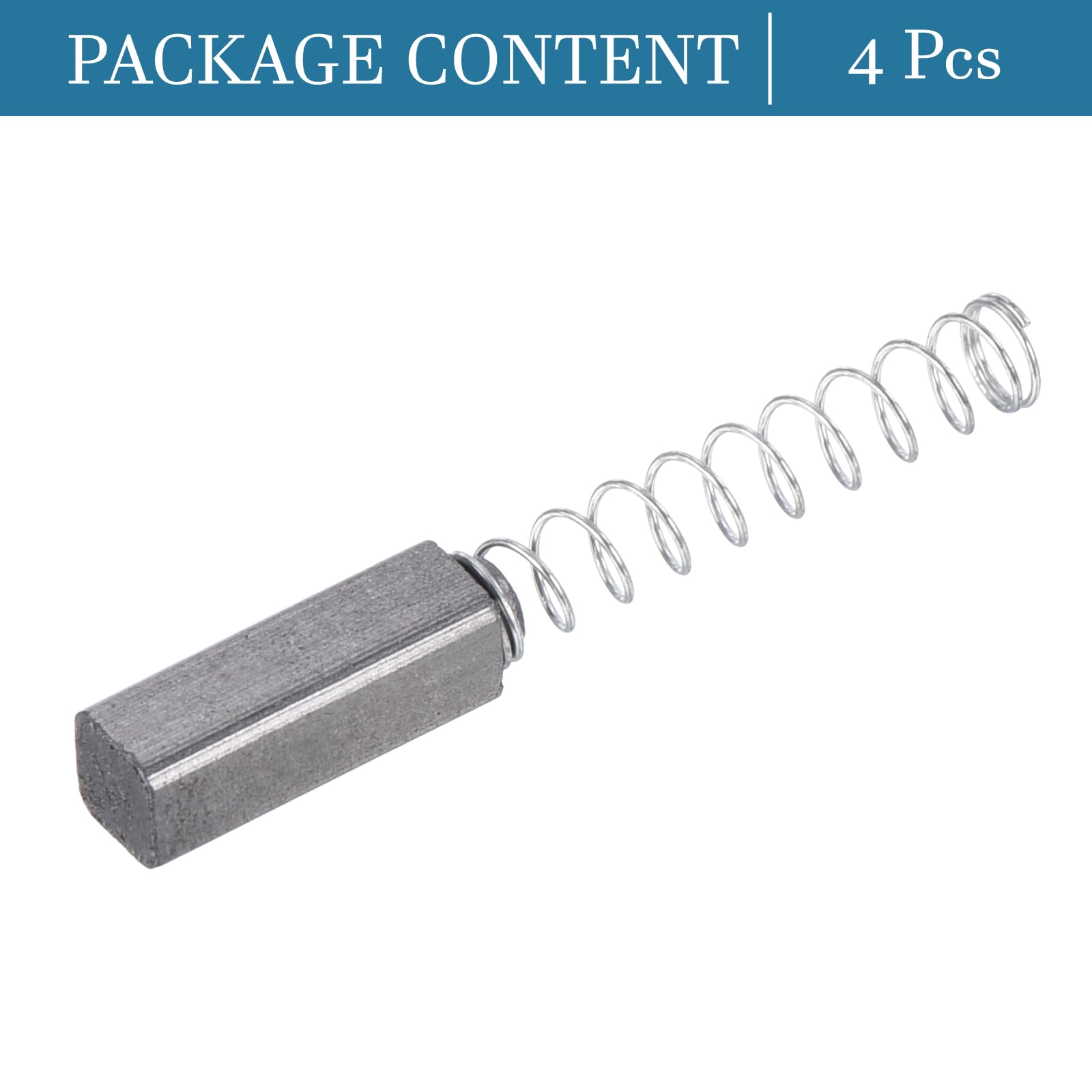 QUARKZMAN Spazzola di Carbone 4x4x11mm 4 Pezzi per Motore Elettrico Utensili
