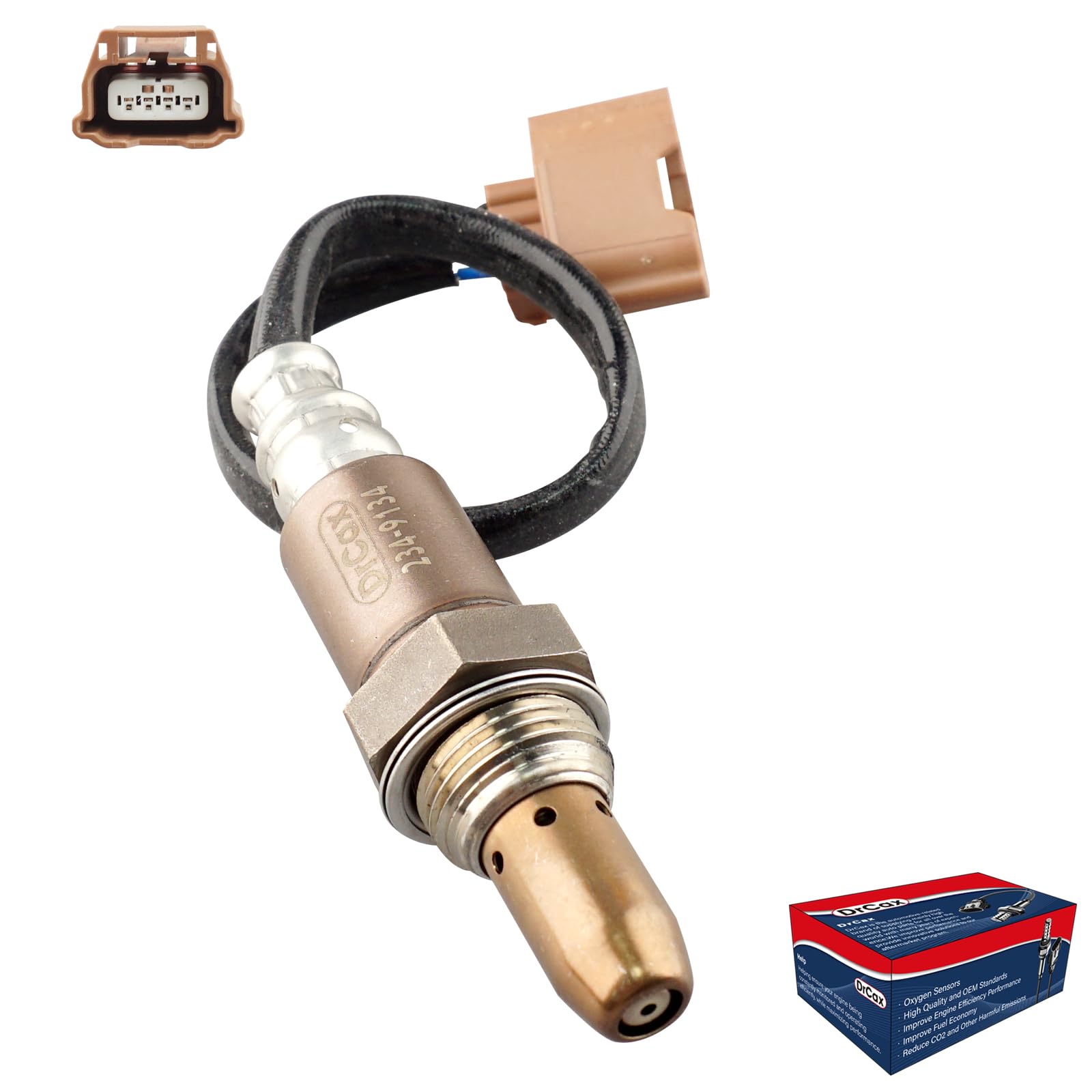 DrCax 234-9134 Oxygen O2 Sensor Upstream Heated Air Fuel Ratio Compatible with Nissan Altima 2.5L L4 Calif 2014-2018 Replace 24791 226933TY0A