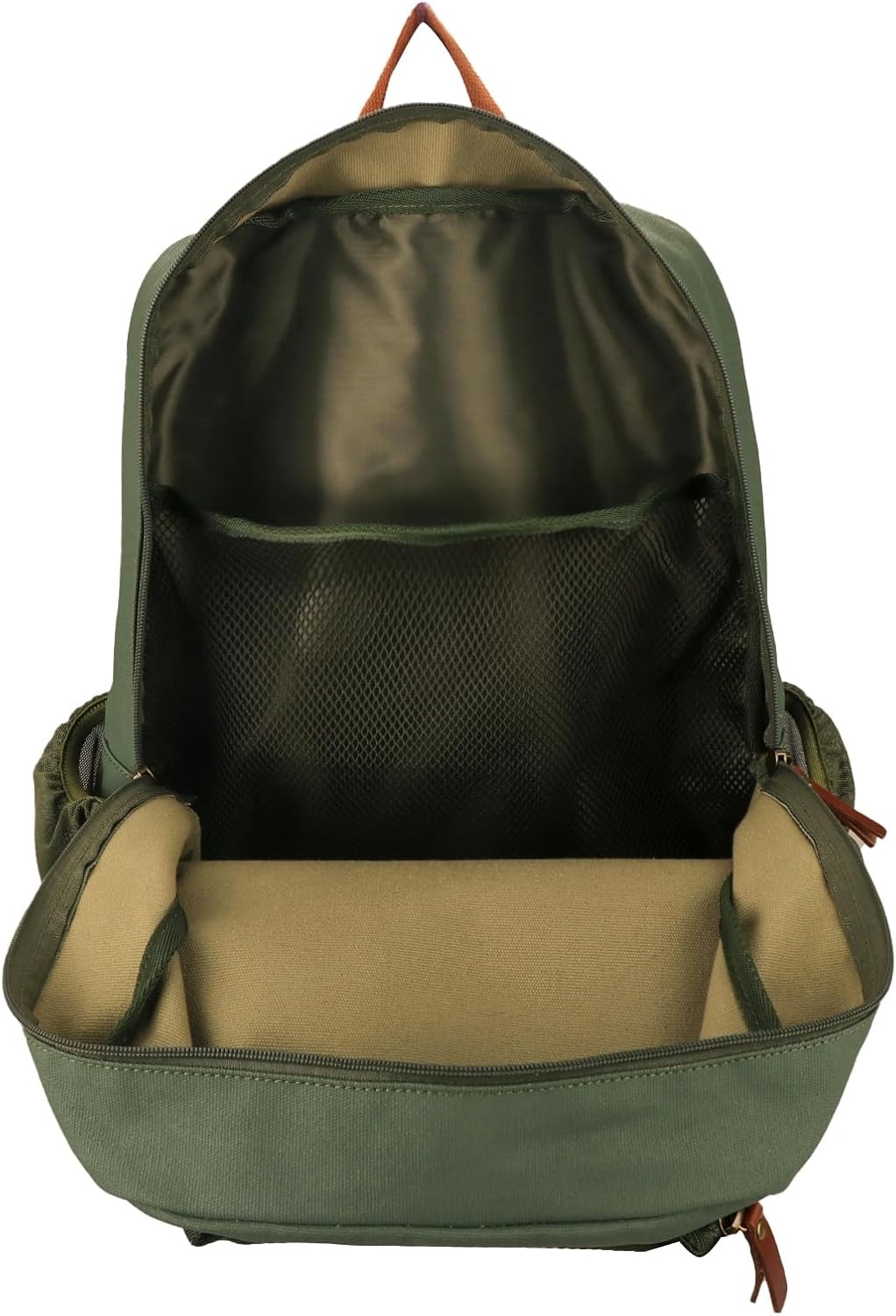 TOURBON Pickleball Bag for Men Women with Paddle Holder, Tennis Backpack Badminton Racquet Bag with Multiple Compartments, Clip-on Bike Rear Rack Pannier for Bicycle (Green)