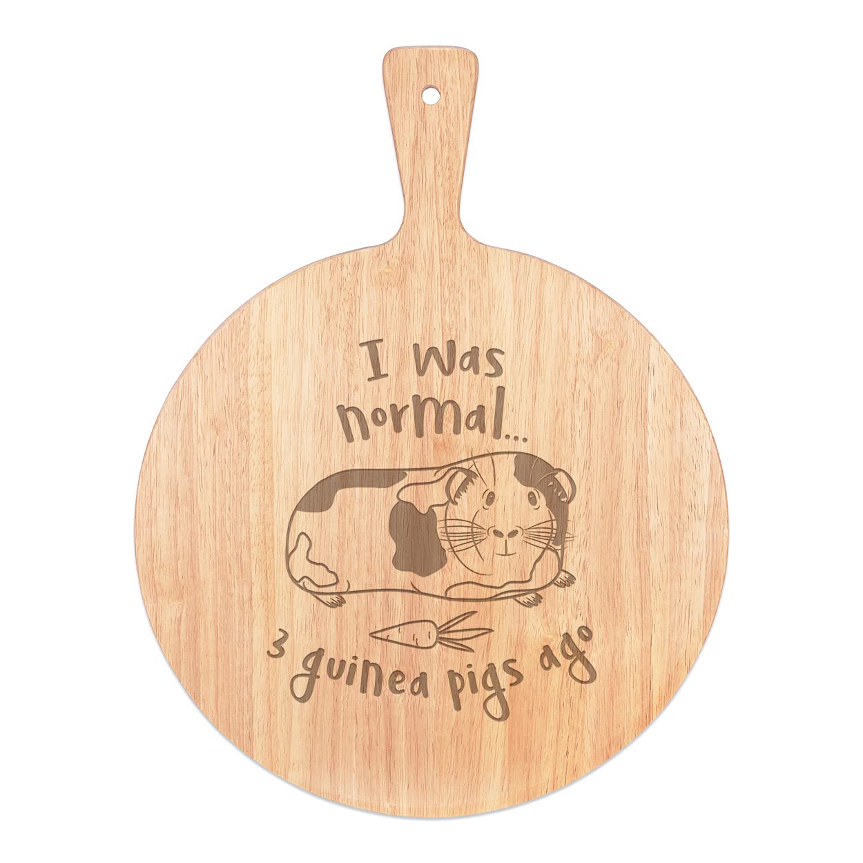 Cochon d'inde planche à pizza humour en bois, cadeau idéal pour amateurs