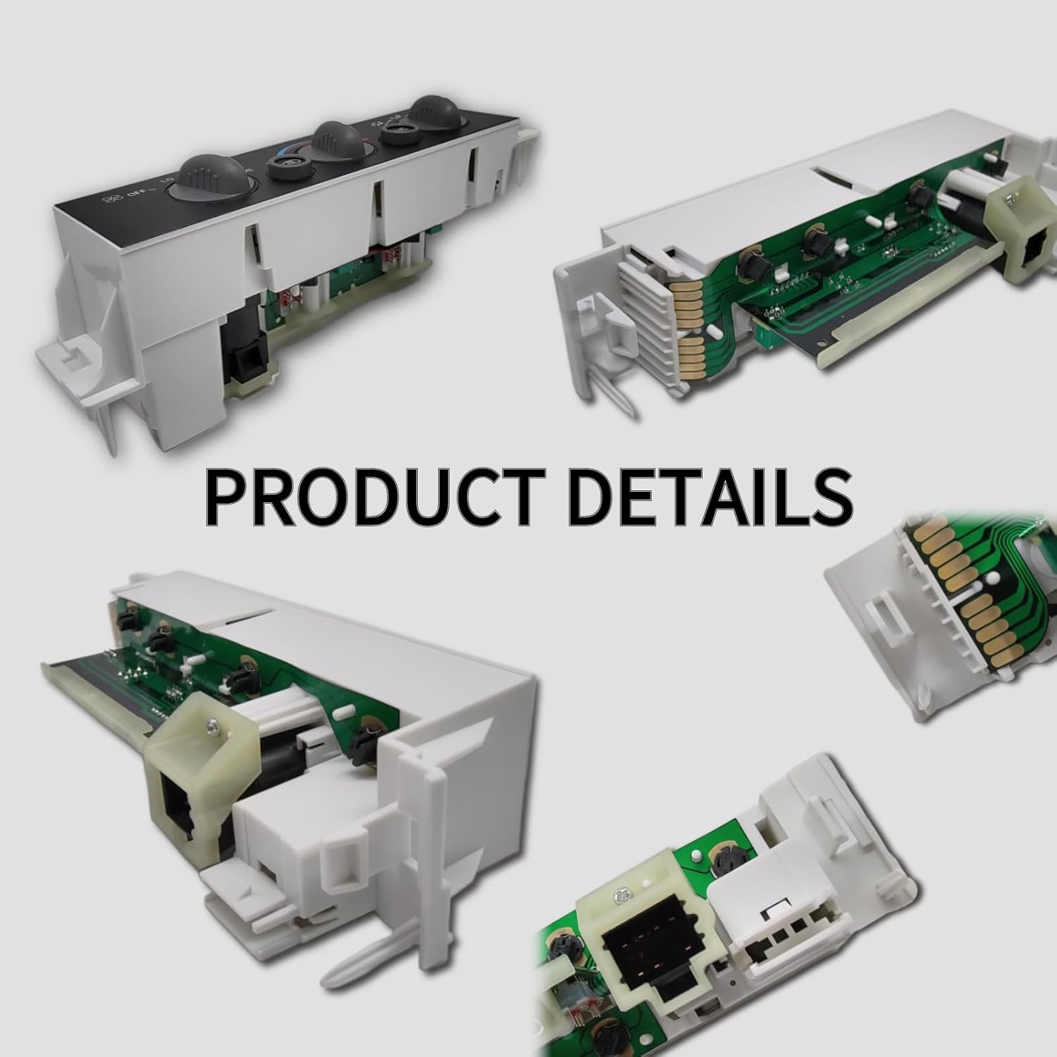 599-007 A/C Heater Climate Control Module w/o Rear Window Defogger Compatible with Chevy GMC C1500 C2500 C3500 K1500 K2500 K3500 Truck - Replaces OE# 16231175 9378815