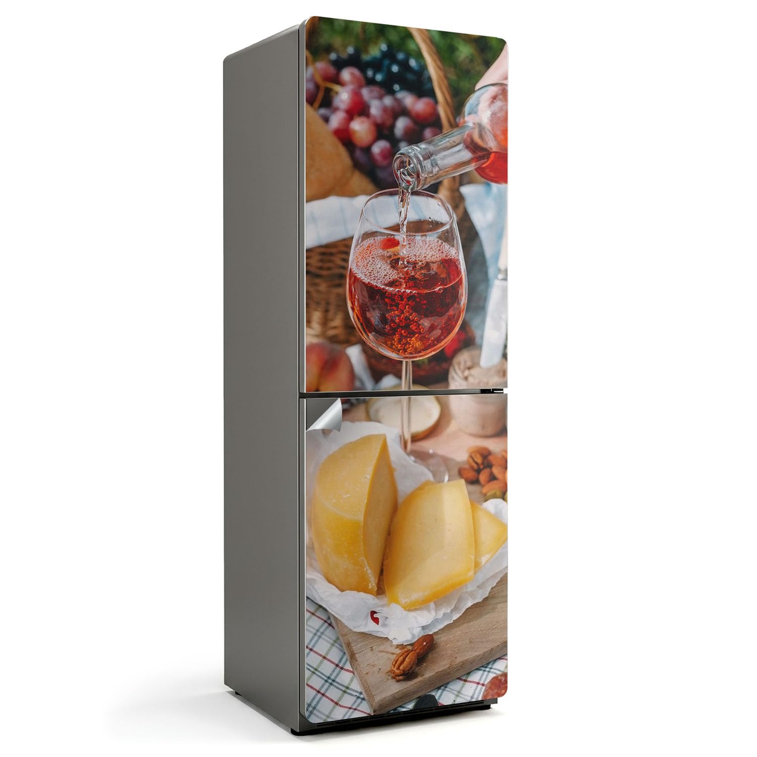 Autocollants pour frigo imperméables et anti-rayures 60x180 décor pique-nique