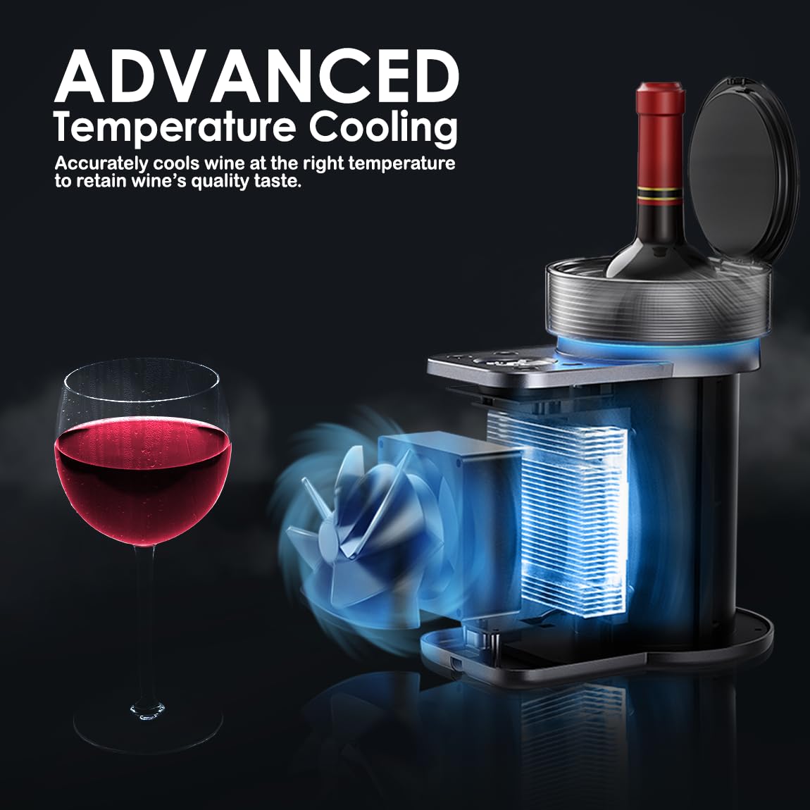 Mary Jurek Festiva Bottle Chiller 8 in