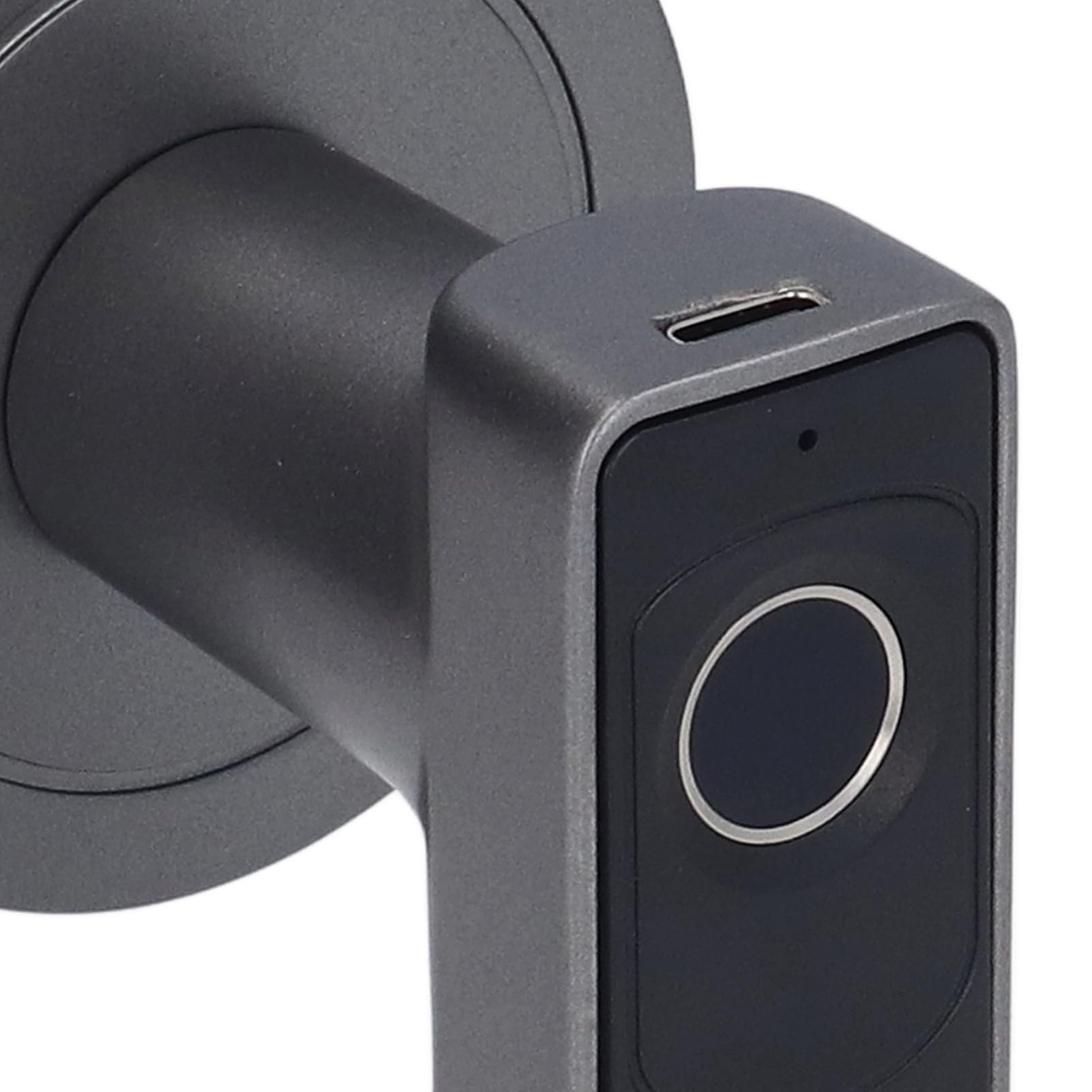 Inteligentny zamek do drzwi, zamek na odcisk palca, elektroniczny zamek bezkluczykowy, ukryta dziurka od klucza, uchwyt ze stopu cynku, materiał izolacyjny ABS, port awaryjny USB, do