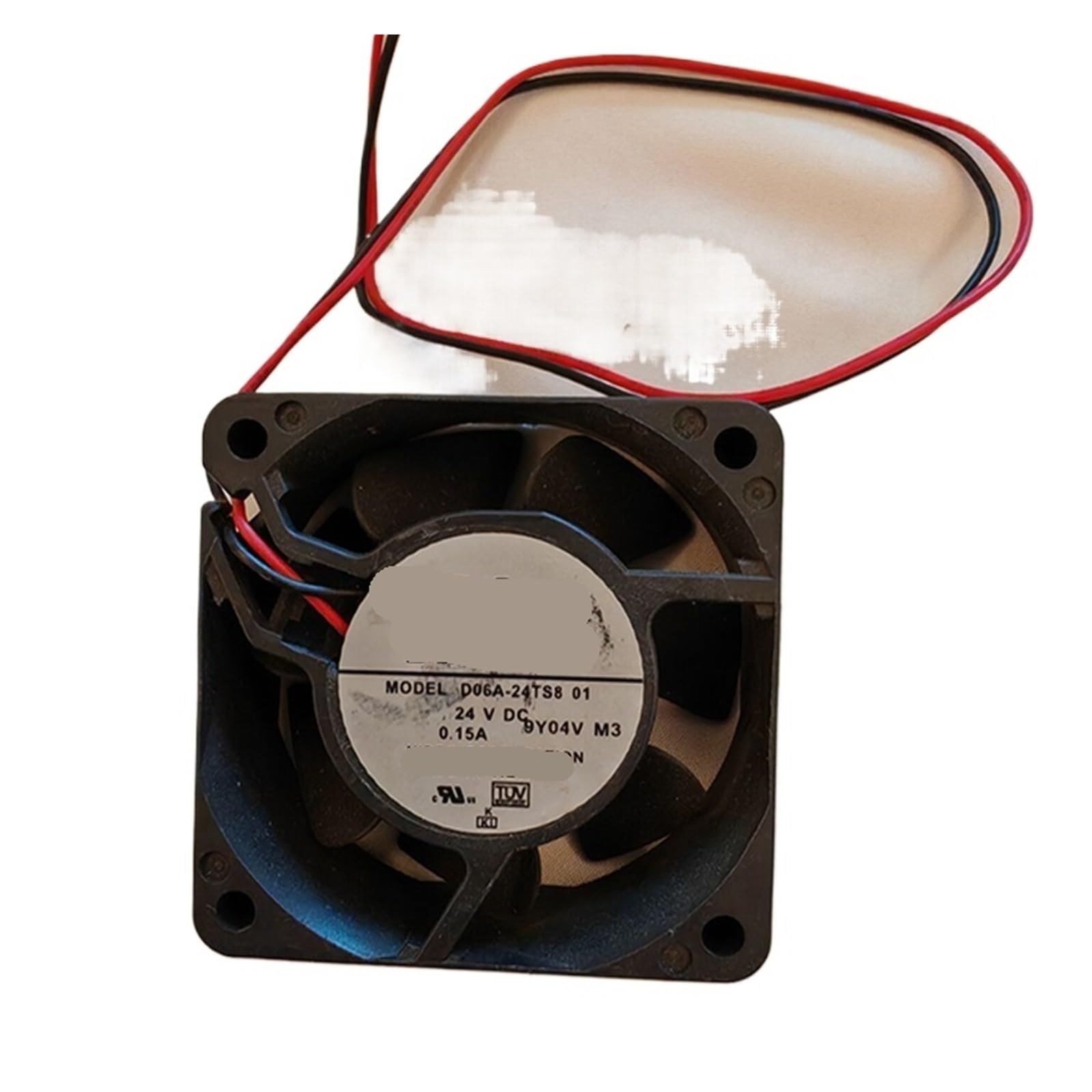 PEQYUACTE 6025 D06A-24TS8 01 24V 0.15A 60 * 60 * 25MM 2-Wire Cooling Fan
