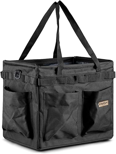 Miniatura 7 de Lixada Bolsa de almacenamiento para camping, bolsa plegable para herramientas, organizador de herramientas plegable, bolsa táctica para asar a la