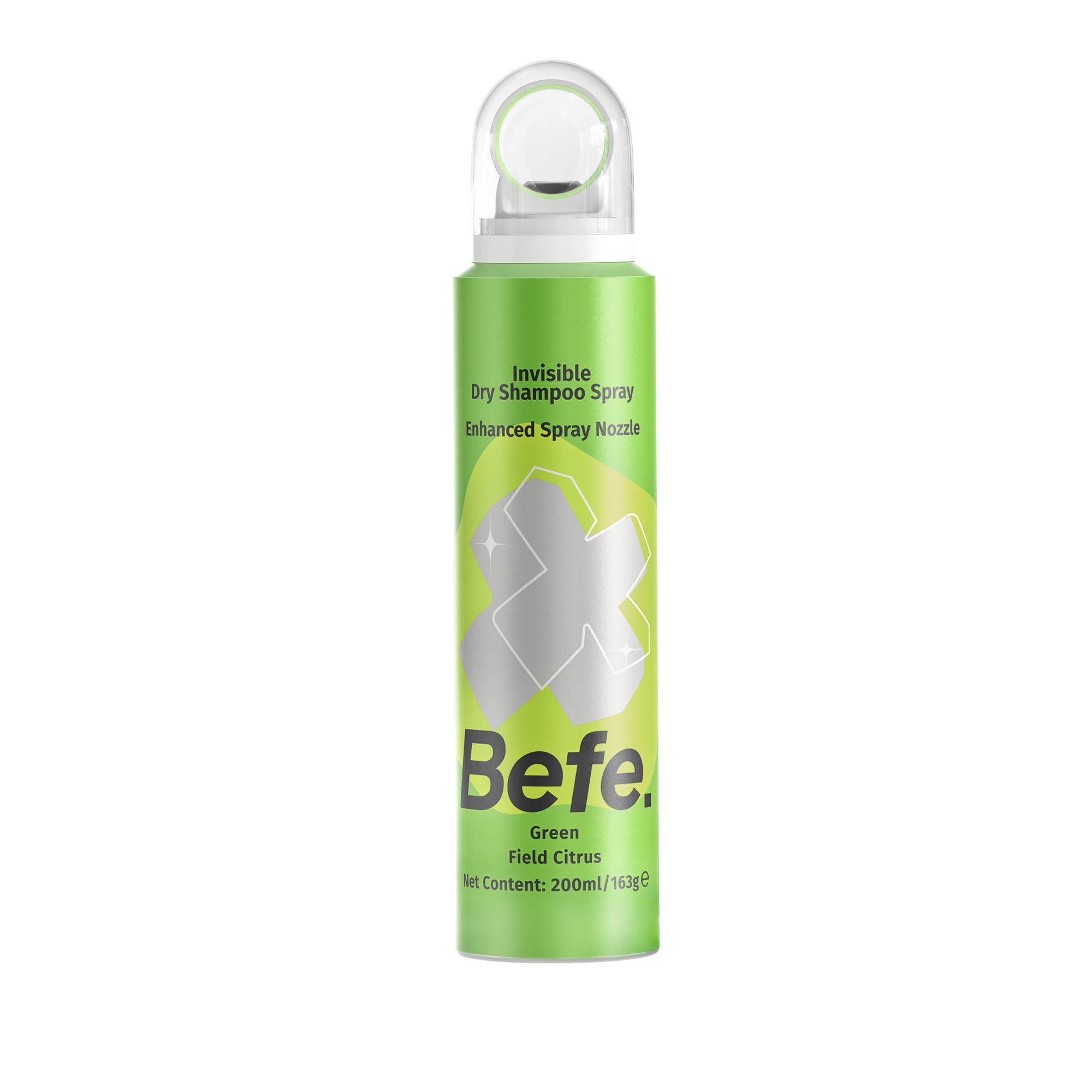 Befe Shampoo Secco per capelli grassi, senza residui bianchi, 200 ml