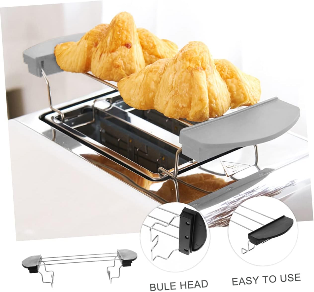 Stainless Steel Toast Rack for Toaster, Sandwich Warming image 3