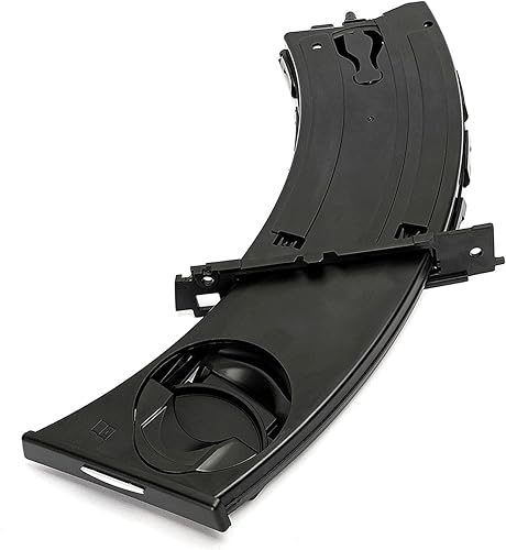 USTAR Portavasos izquierdo negro para BMW E90 E91 E92 E93 325i 325xi 328i 328xi 330i 330xi 335d 335i 335i3 335xi M3 2006-2011 51459173463