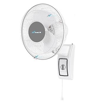 Enamic UK High Speed Wall Fan Powerful Motor 12 Inch Oscillating Wall Fan for Home All Purpose Fan Single Cord Control 1 Year Warranty Limited Edition || Make in India || H67