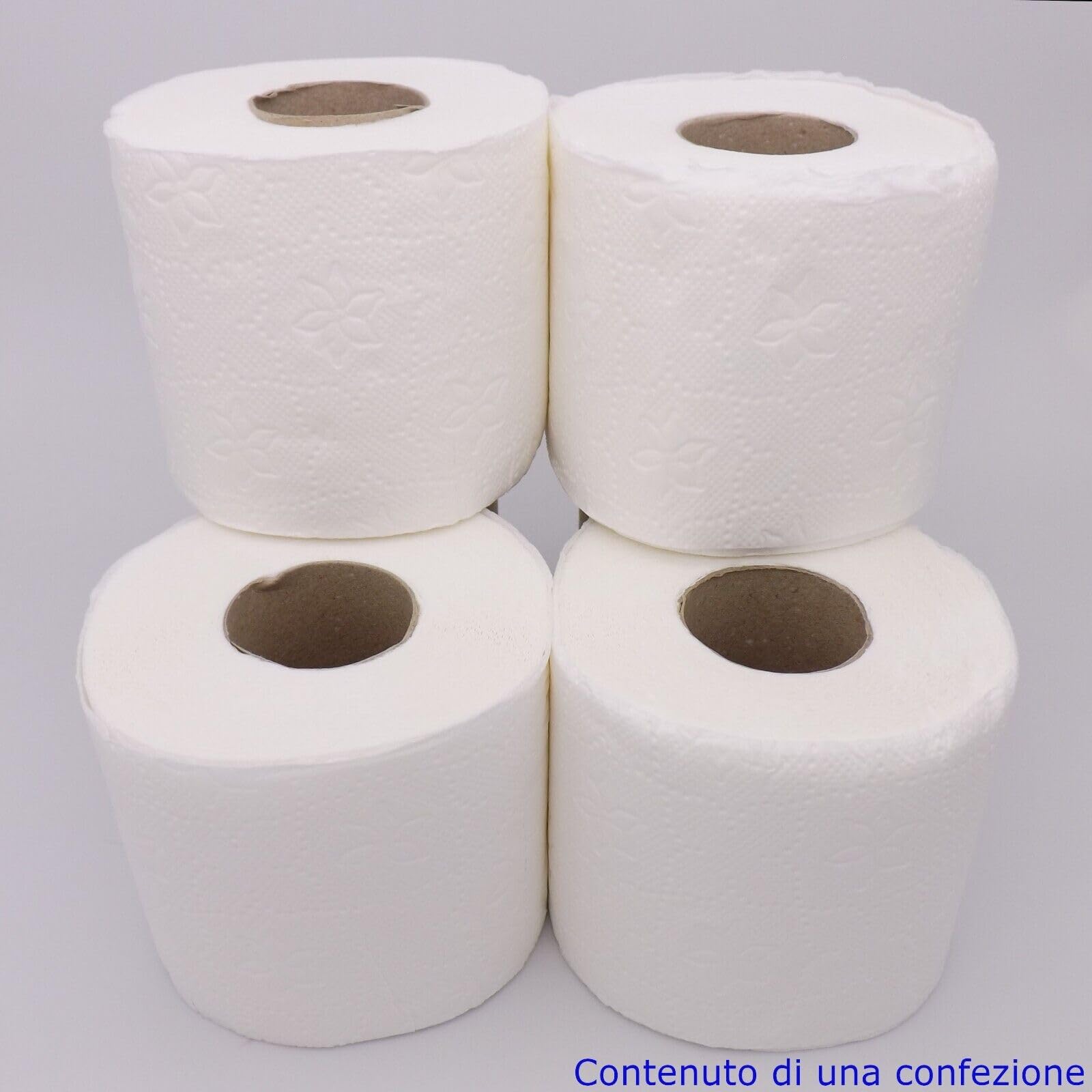 ETIK | Carta Igienica Lunga Durata | Casa Profumata | 4 Rotoli | 3 Veli 320 Strappi | 32 metri | Made In Italy | Pura Cellulosa