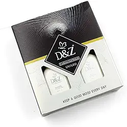 Kit esmalte em gel Francesinha D&Z Branco E Renda