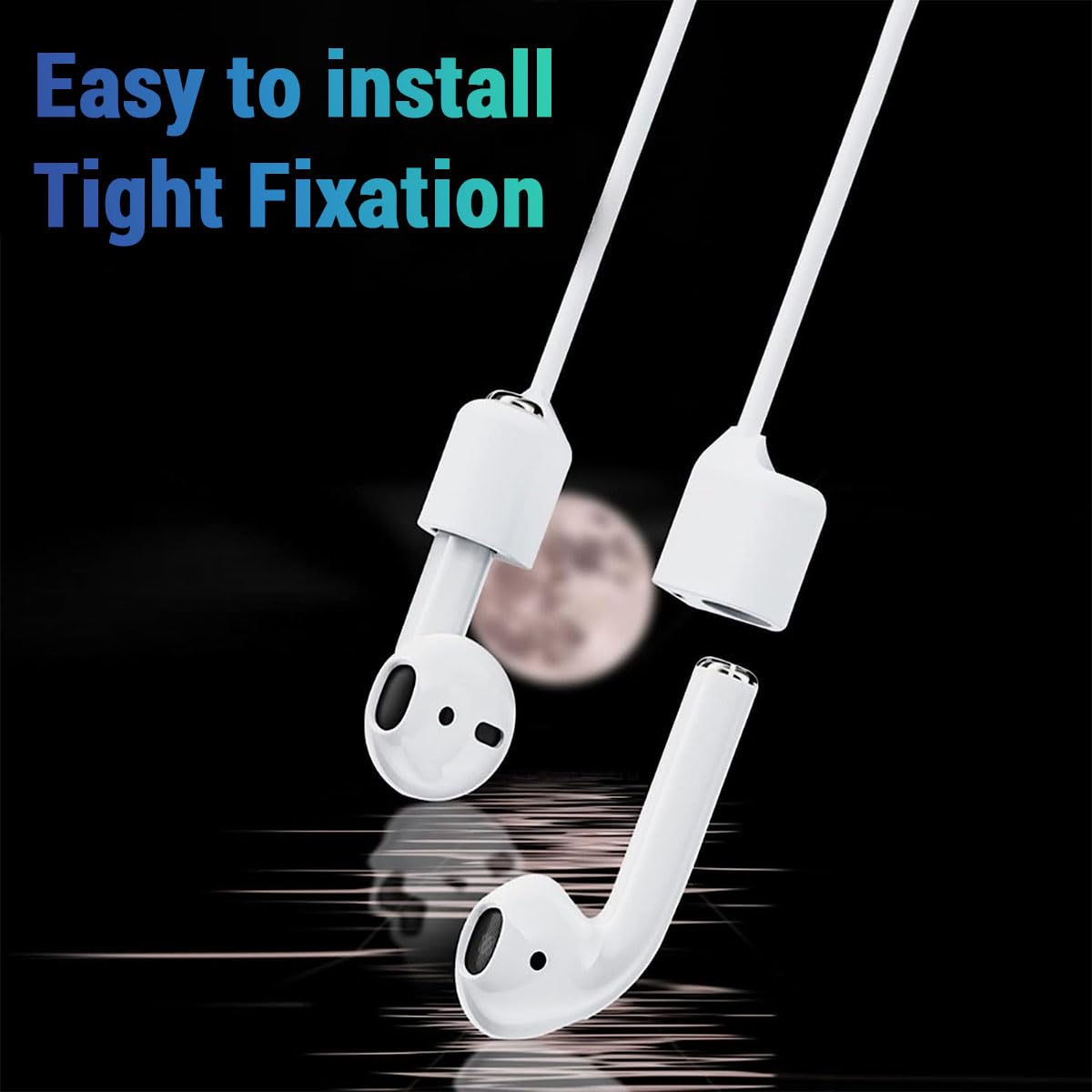 LIRAMARK Magnetic Anti-Lost Strap Silicone Rope Wire Cable