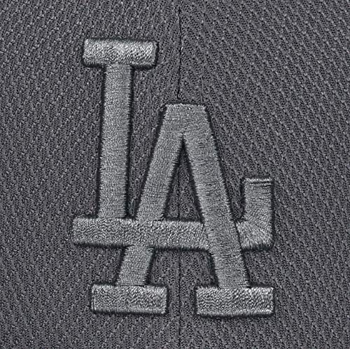 New Era Los Angeles Dodgers 39thirty Stretch Cap Diamond Era Tonal Grey - S-M 3