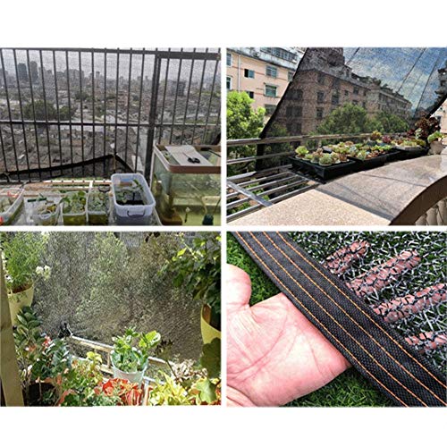 Filet d'ombrage idéal pour planter des fleurs sur balcon et toit