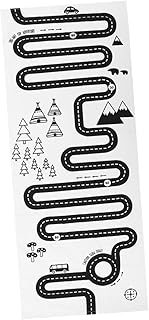SHOWERORO 1Pc Tapete De Escalada Tráfego Rodoviário Tapete De Jogo Jogos Tapete De Chão Crianças Tapete De Quarto De Crianças Corrida Viagem Decoração Tapete De Jogo Antiderrapante Dobrável