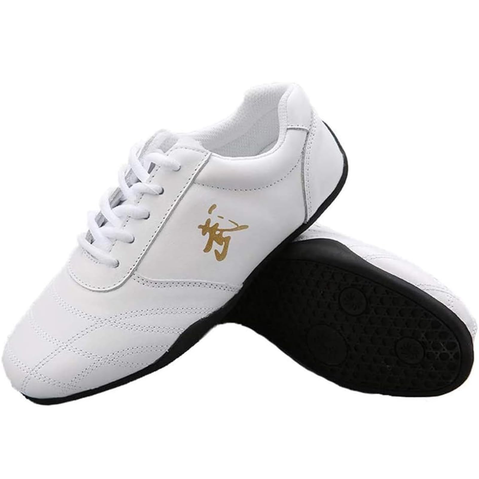 Chaussures De Tai Chi, Respirant Cuir Antidérapant Chaussures De Taekwondo, Sports Arts Martiaux Sneaker Unisexe Tai Chi Chaussures for Enfants Adultes