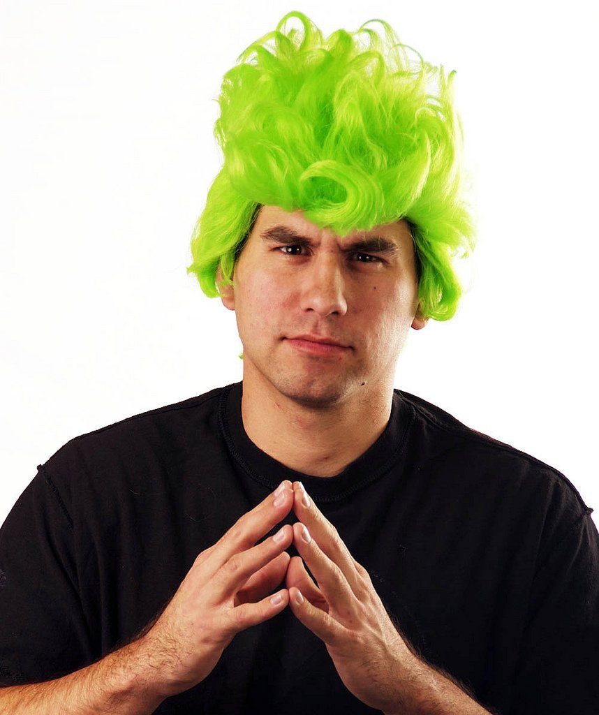 My Costume Wigs Men's The Grinch Wig (Green) One Size fits