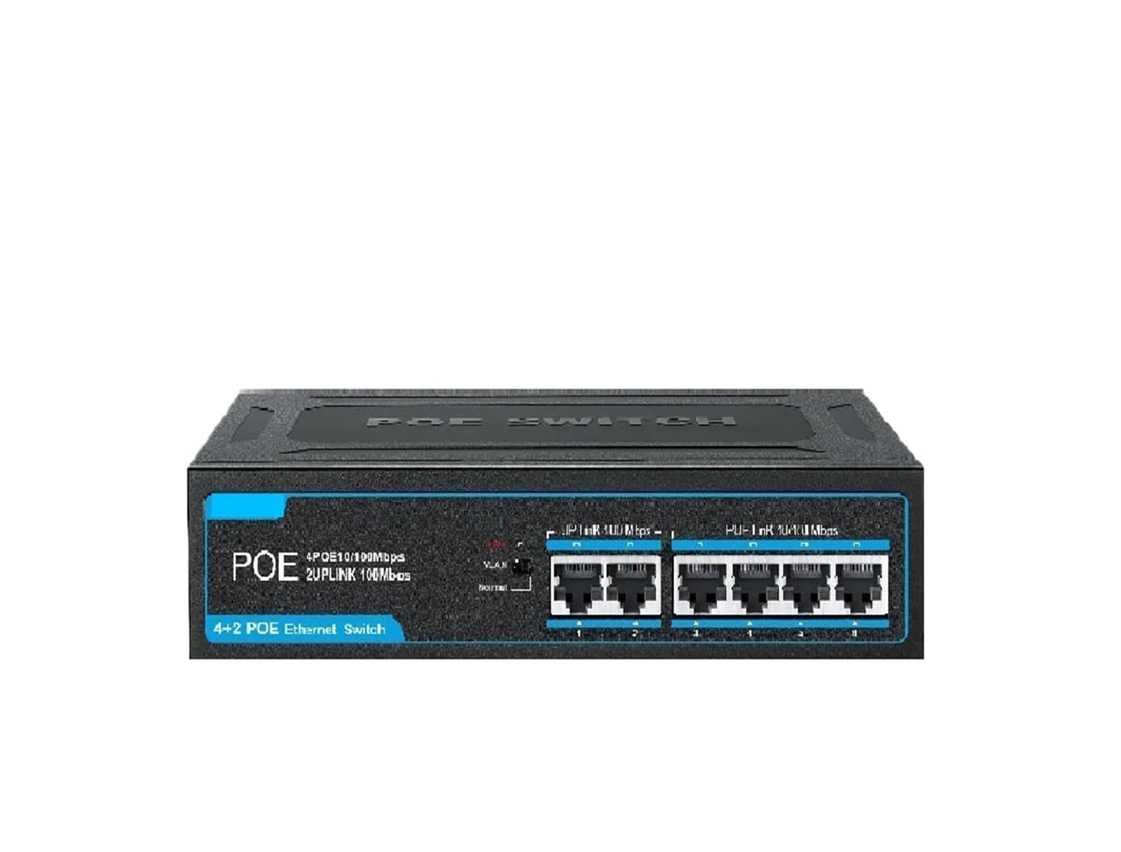 Przełącznik PO//E 8-portowy, 100-metrowy przełącznik BPS Ethernet, gigabitowy przełącznik PO//E (100 metrów 6 portów)