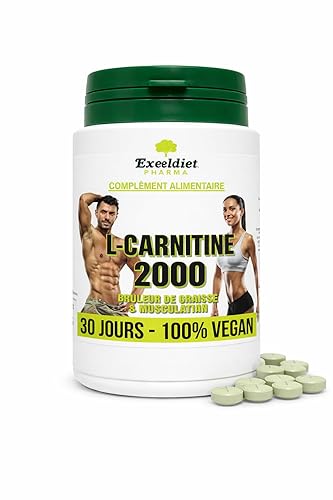 L-Carnitine 2000 mg - Pure de Qualité Supérieure - Pre-Workout